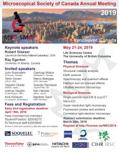 Annual Meeting of Microscopical Society of Canada (MSC-SMC) 2019