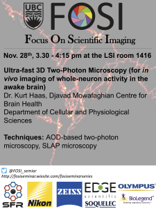 FOSI seminar Nov 28th at 3:30pm in the LSI room 1416