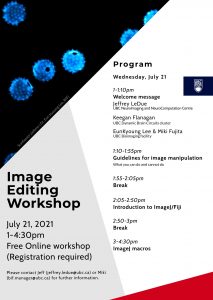 Image Editing Workshop on July 21, 2021 (1-4:30pm)