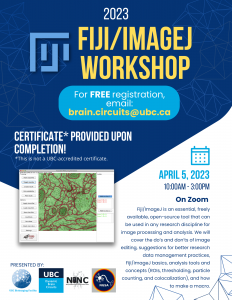 UBC-UVic Fiji/ImageJ Workshop 2023